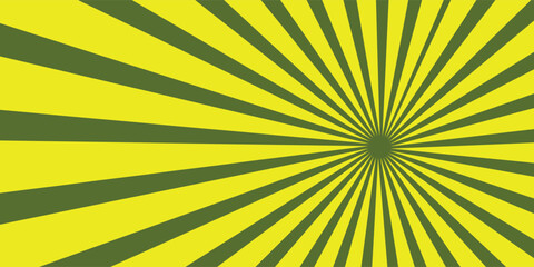 Vintage yellow sun rays retro background