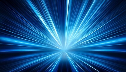 Abstract blue light rays background
