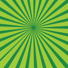 Obraz premium Abstract background of green and yellow rays