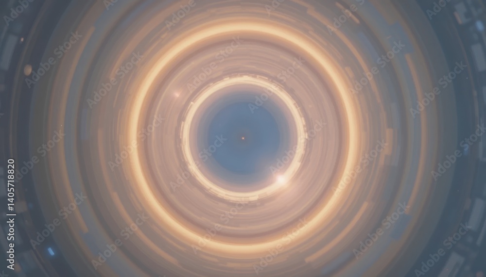 Aufkleber exploring the mystical cosmic vortex space digital art abstract visualization sci-fi universe close-