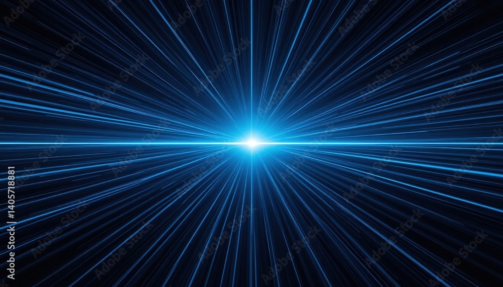 Poster dynamic light burst event abstract space digital art futuristic environment wide angle view energy c