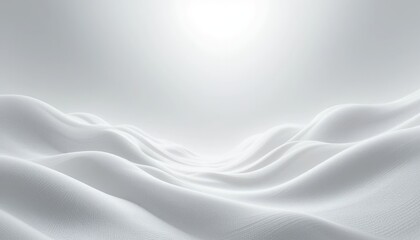 Serene snowy landscape ethereal environment digital art minimalist viewpoint tranquility concept for mindfulness and relaxation