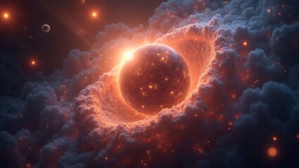 Obraz premium The magnificent spectacle of cosmic nebulae