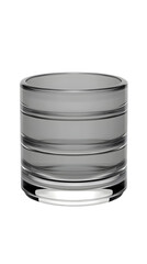 Obraz premium Isolated Transparent Glass Cylinder On Black Background 3D Illustration