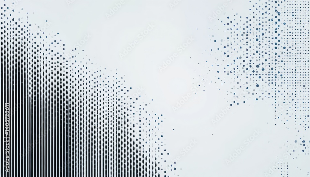 Poster dynamic abstract patterns in monochrome graphic design showcase digital art studio setting contempor