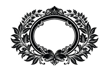 vintage floral frame