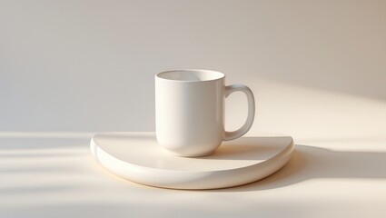 Fototapeta premium True-to-life Mug Mockup for Product Showcase