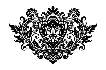 vintage floral ornament