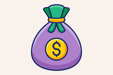 money bag with money