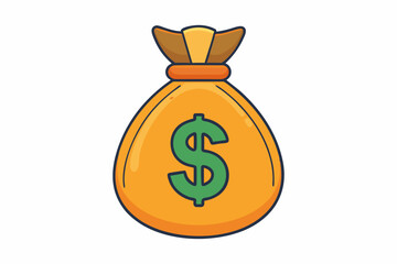 money bag with money