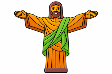 illustration of jesus christ