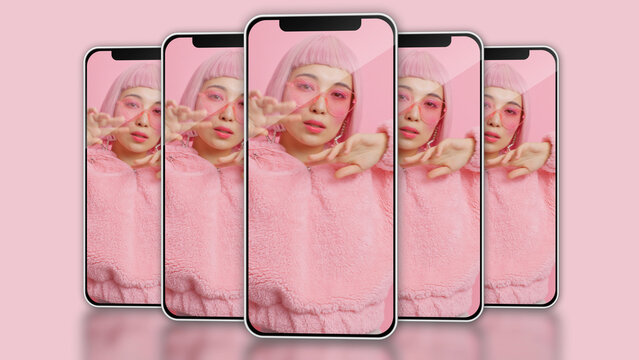 Vertical Mobile Frame Overlays. Convert Vertical (Portrait) to Horizontal (Landscape) Videos.