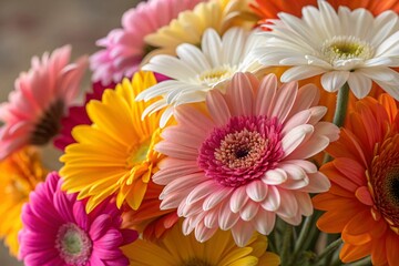 Obraz premium bouquet of colorful gerber