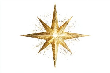 Golden Starburst Design