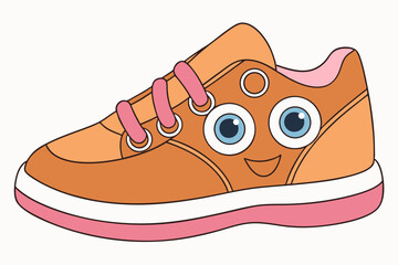 illustration of a pair of shoes and accessories