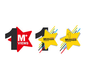 Download this views celebration thumnail banner set 1M to 1M, ik view, 1 M view 26.ai