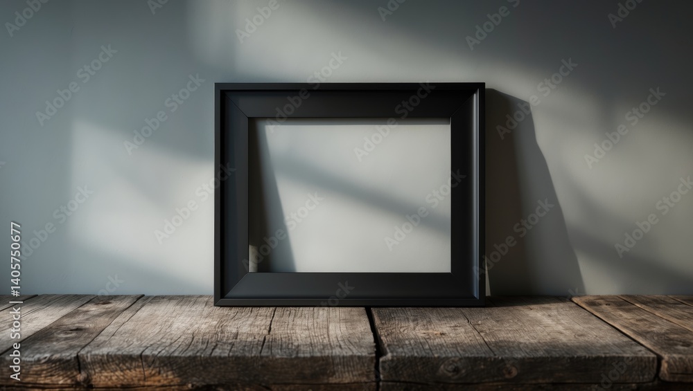 Poster picture frame featuring empty space in the background