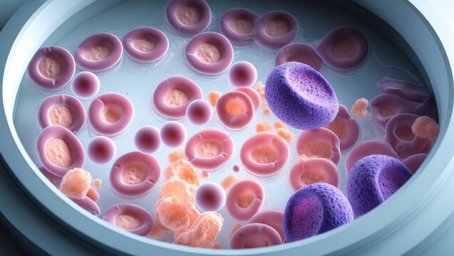Photomicrograph Showing Abnormal Red Blood Cells