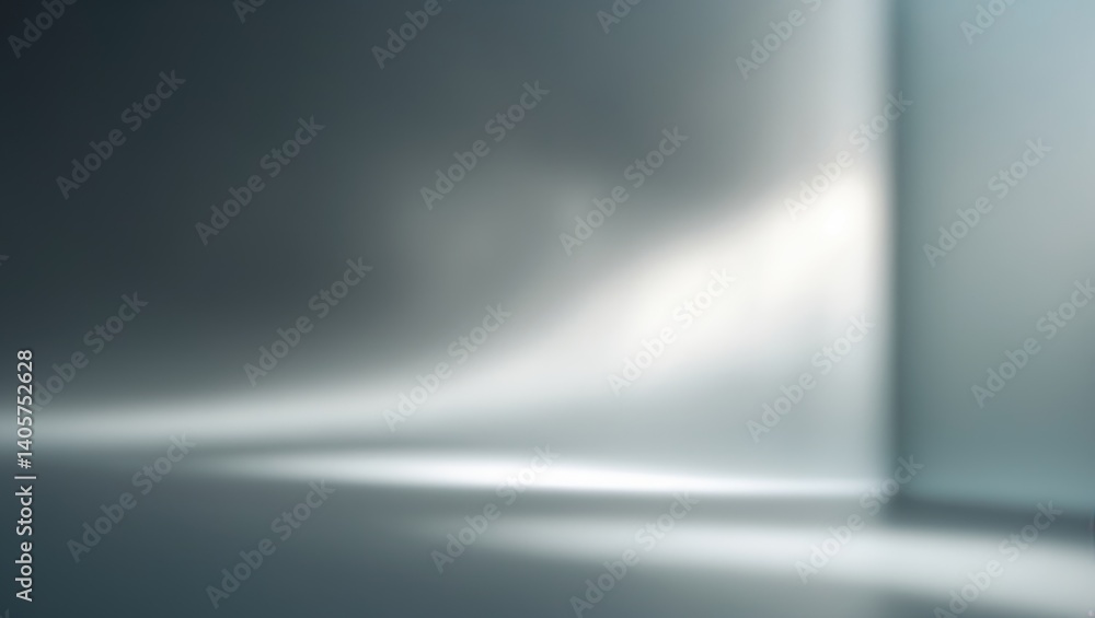Poster frosted glass with a blurred effect. background of a window or wall featuring shadows and reflection