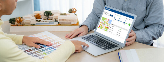 Delivery tracking system for e-commerce and brisk online business to timely goods transportation...
