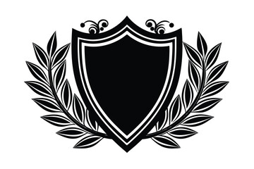 Obraz premium shield with laurel wreath