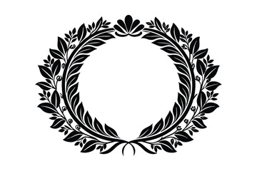 laurel wreath vector