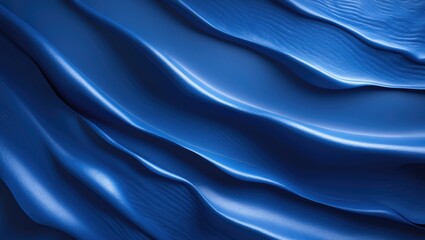 Obraz premium Decorative background featuring blue metallic foil paper texture.