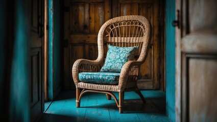 Relaxing space with furnishings for comfort