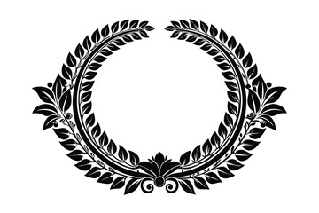 laurel wreath vector illustration
