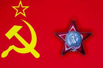 Order of the Red Star - A model of the Order of the USSR. May 9 Victory Day. Translation of Russian...