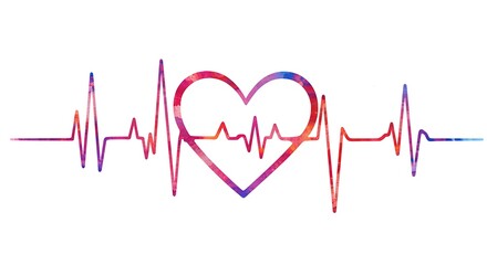 Heartbeat Hues AI Generated