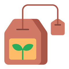 Obraz premium Teabag Icon