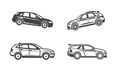 set of car icons