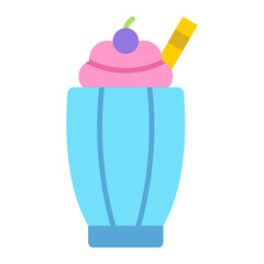 Fototapeta premium Milkshake Icon