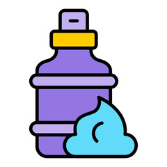 Shaving foam Icon
