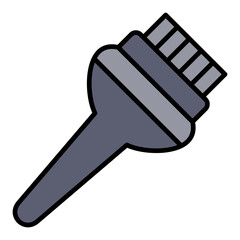 Hair dye brush Icon