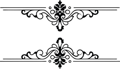 decorative frame with floral ornament