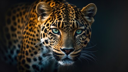 Obraz premium Leopard Portrait