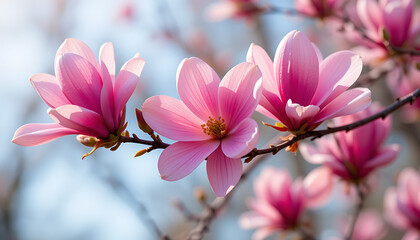 Obraz premium pink cherry blossom, HD and 4K image