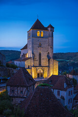 Fototapeta premium In the historic centre of Saint-Cirq-Lapopie