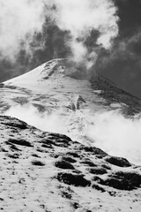 Osorno Volcano in Puerto Varas, Chile, winter season