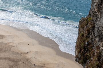 waves on the beach