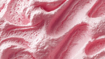 Strawberry yogurt close-up texture. Food background