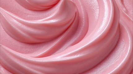 Strawberry yogurt close-up texture. Food background
