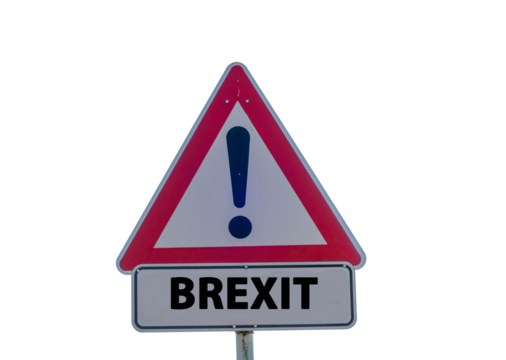 Schild Brexit freigestellt