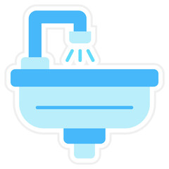 Hair wash sink Icon