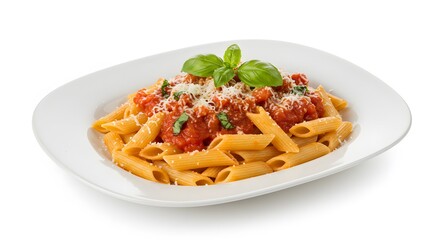 spaghetti with tomato sauce