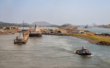 Exposure of the Pedro Miguel Locks are located North past the Miraflores Locks.