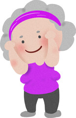 운동하는 할머니1