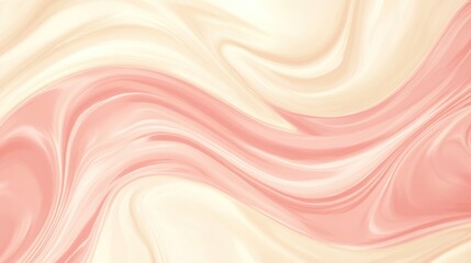 Obraz premium Abstract fluid art design with soft, flowing shapes